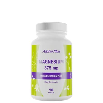 Magnesium 375 mg, 90 kapslar