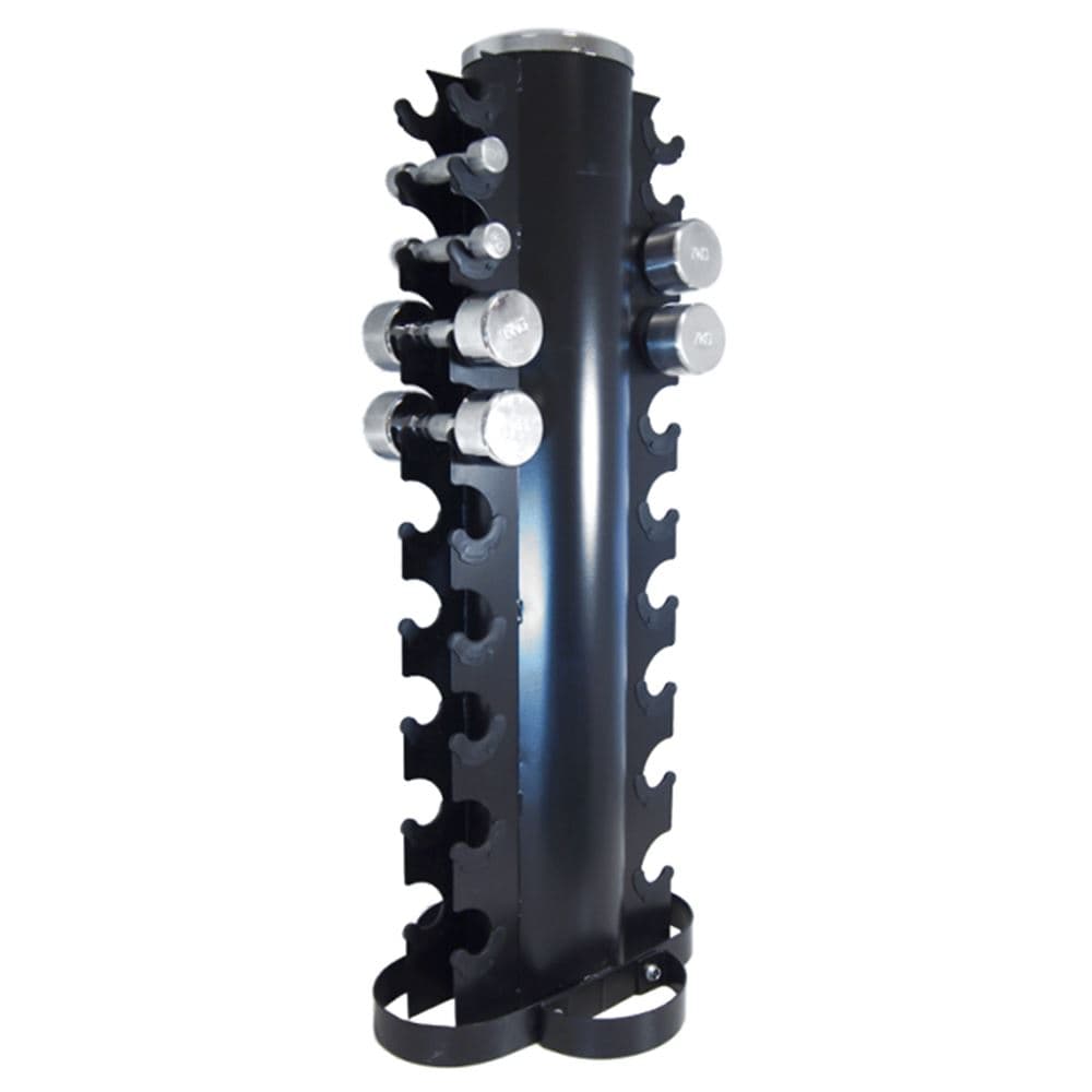 FitNord Chromed dumbbell set 1-10 kg + rack