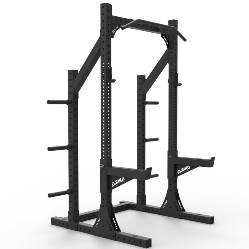 Eleiko XF 80 Half Rack Hybrid with Safety Arms - Black