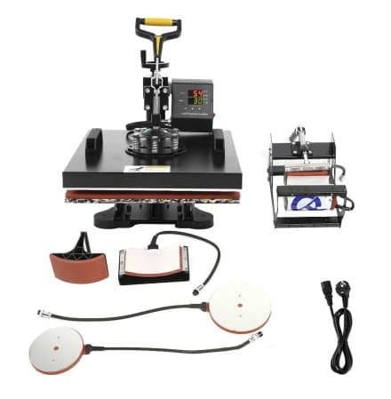 Värmepress kläder mugg keps set 5 delar 38x38cm