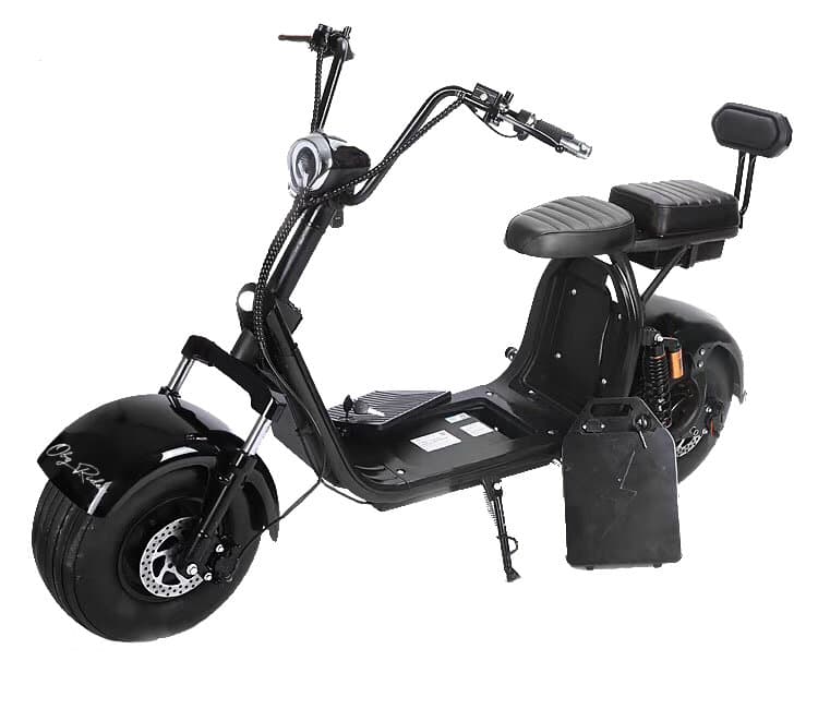 OBG Rides scooter V4-2 1000w 32Ah Dubbla batterier