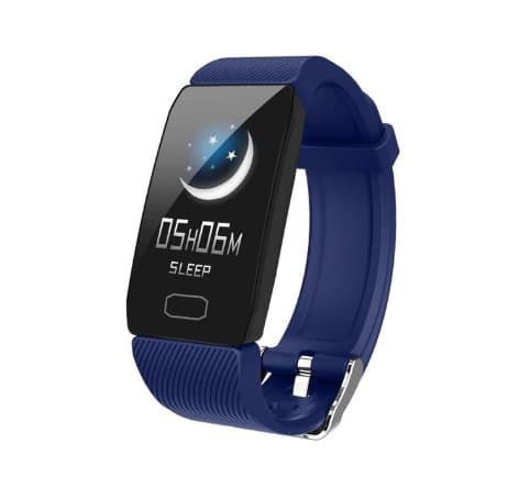 Aktivitetsarmband pulsklocka fitness tracker blå