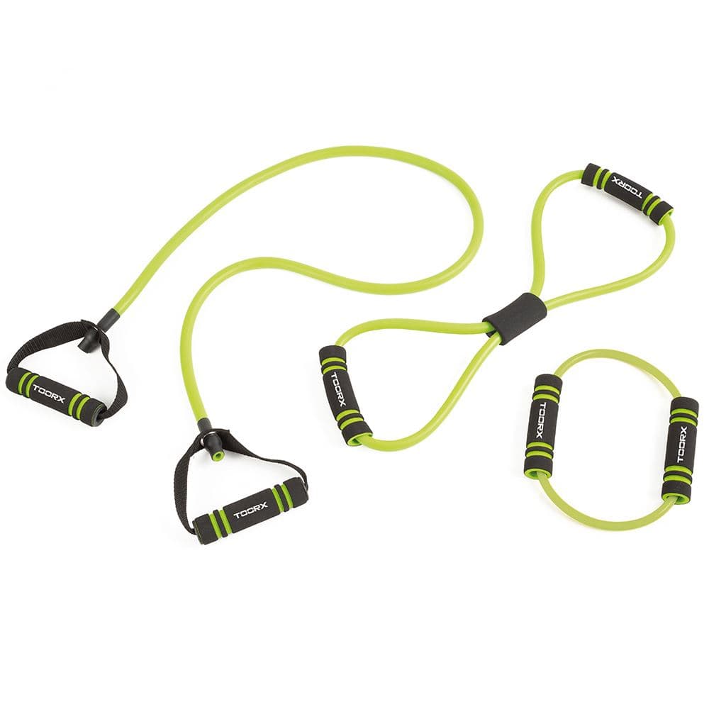 Resistance tube set - soft touch handles