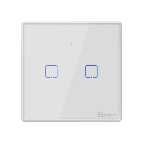 Smart dubbel väggbrytare röststyrning Alexa Google Home