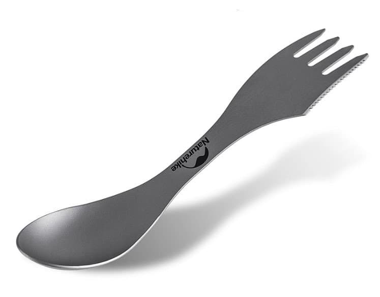Camping backpacking hiking spork titanium ultralätt