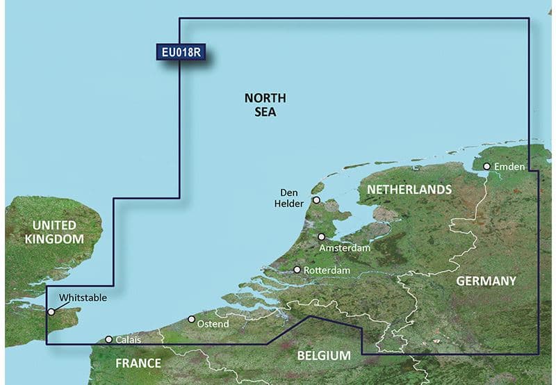 Benelux Offshore & Inland Garmin microSD™/SD™ card: HXEU018R