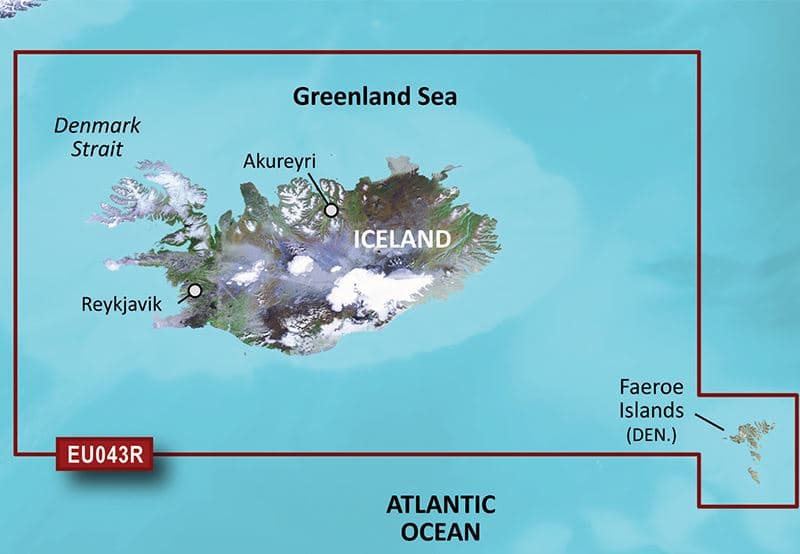 Iceland to Orkney Garmin microSD™/SD™ card: HXEU043R
