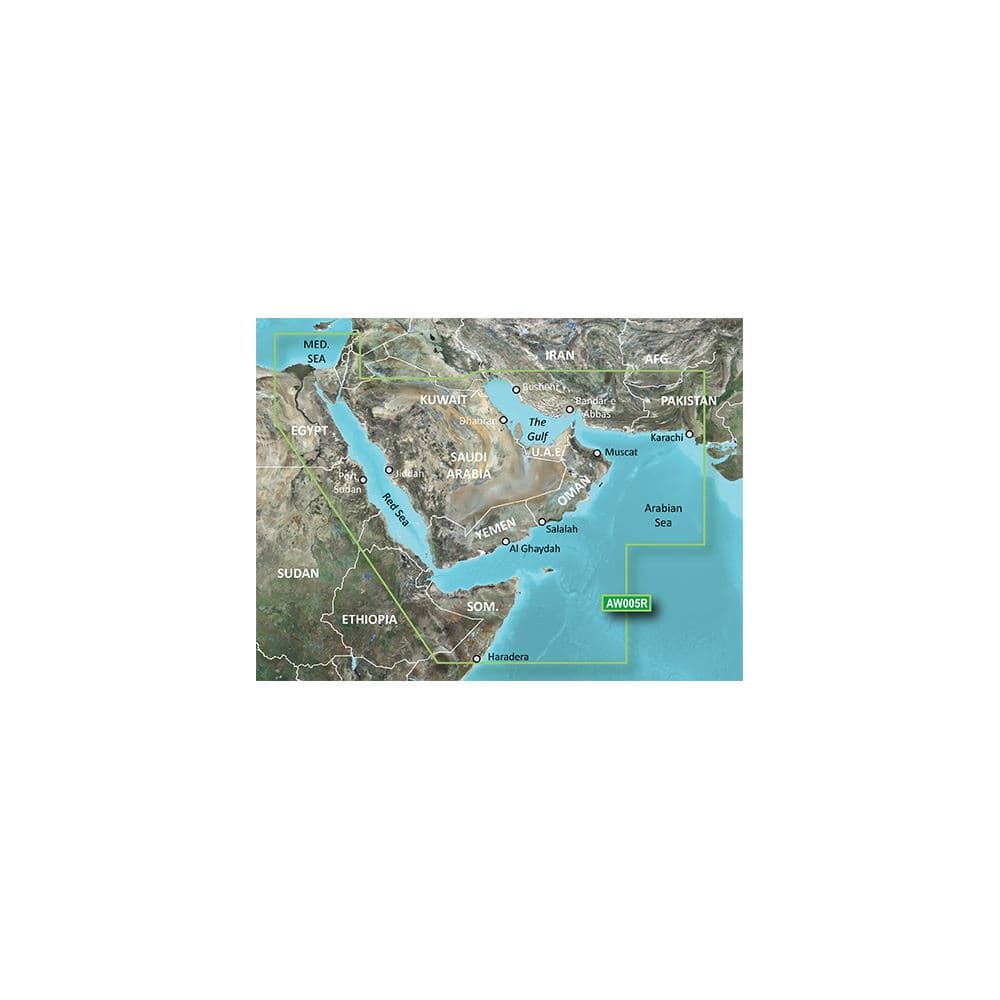 The Gulf & Red Sea Garmin microSD™/SD™ card: HXAW005R