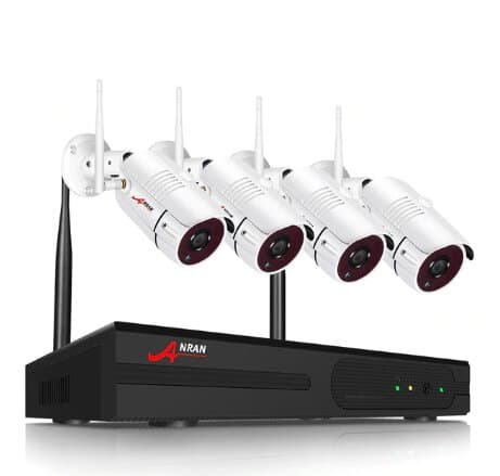 ANRAN Övervakningssystem trådlös IP Wifi 1080P HD