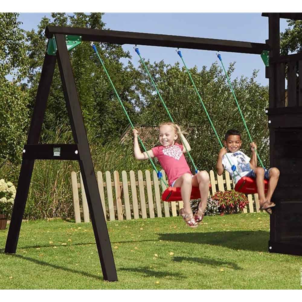 Jungle Gym Swing Modul X'tra, grundmalet sort