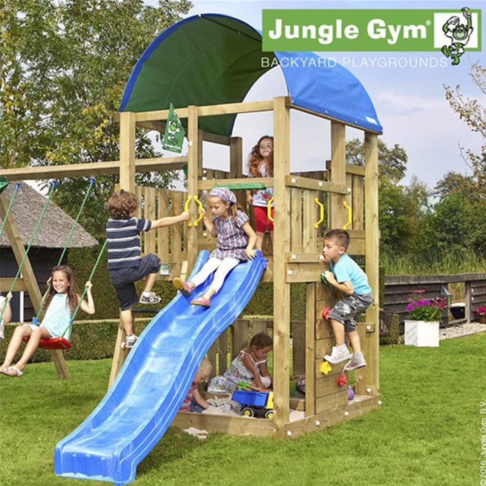 Jungle Gym Farm lektorn komplett inkl. rutschkana