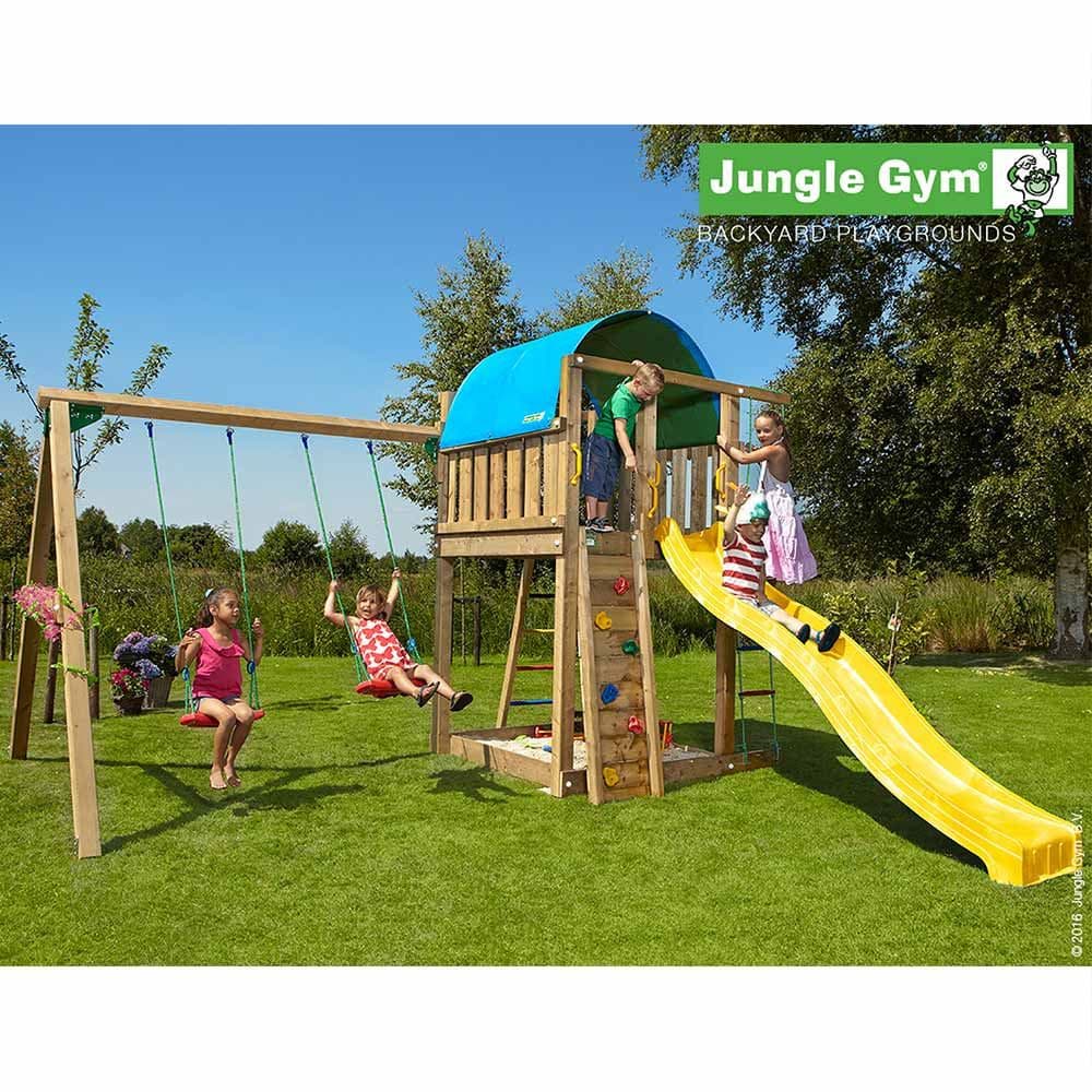 Jungle Gym Villa lektorn komplett inkl. rutschkana