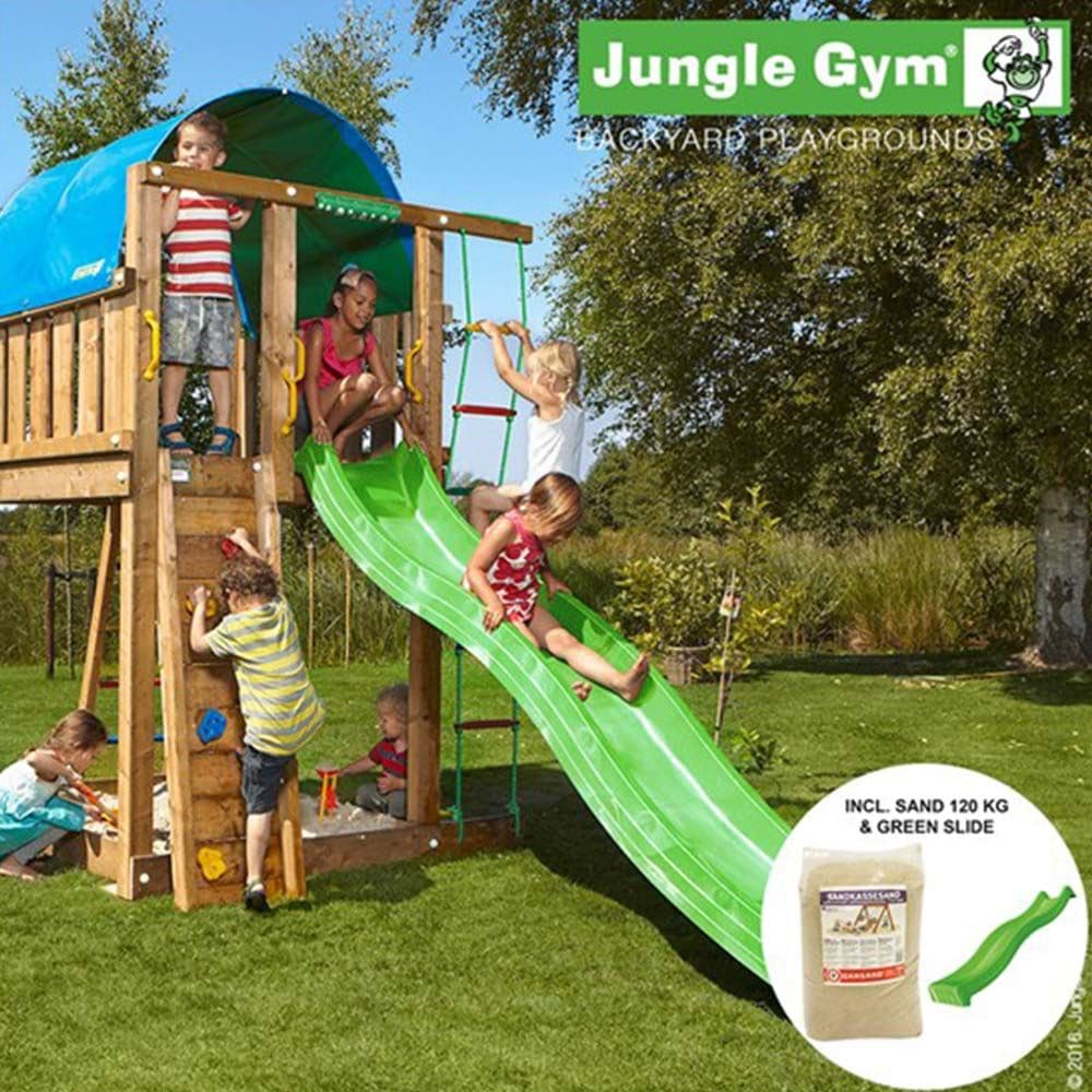 Jungle Gym Villa lektorn komplett inkl. rutschkana