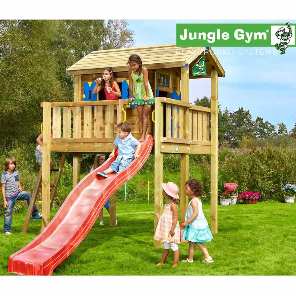 Jungle Gym Lekstugetorn XL komplett exkl. rutschkana