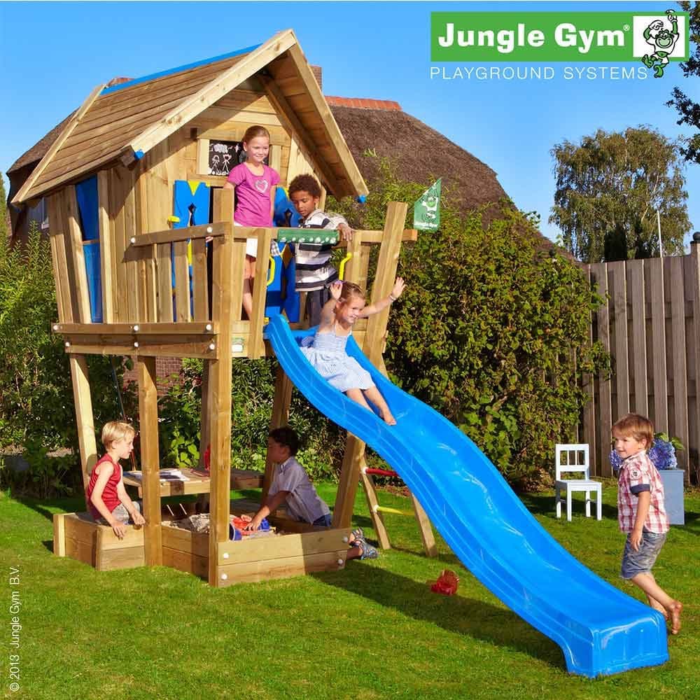 Jungle Gym Crazy Playhousetorn komplett exkl. rutschkana