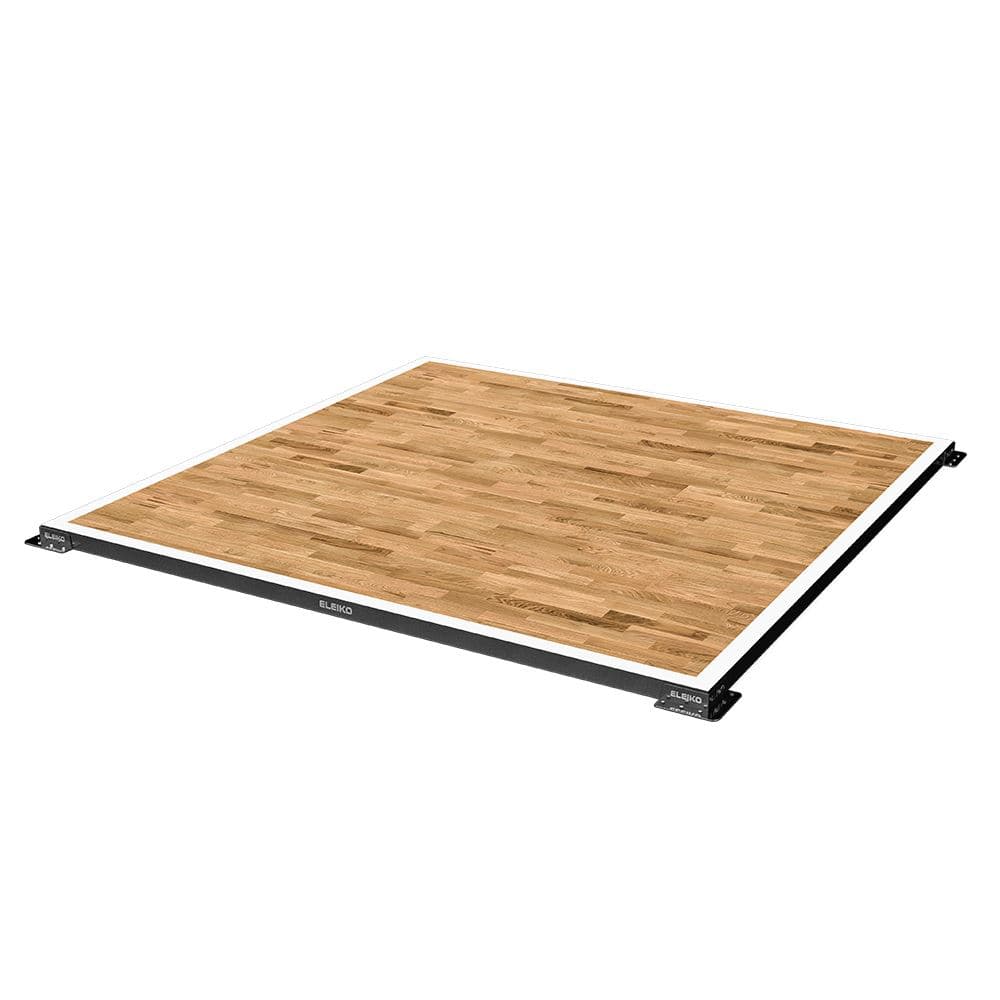 Eleiko IWF Weightlifting Competition Platform - oak beams