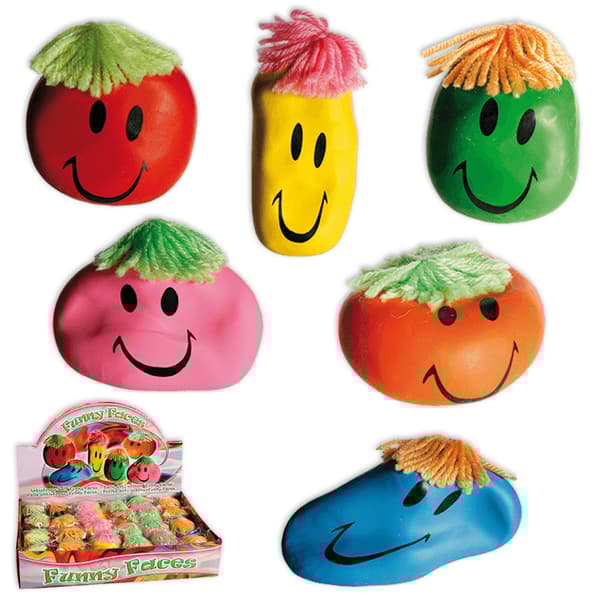 Stress Ball Squeeze Emoticon Smiley Funny Face