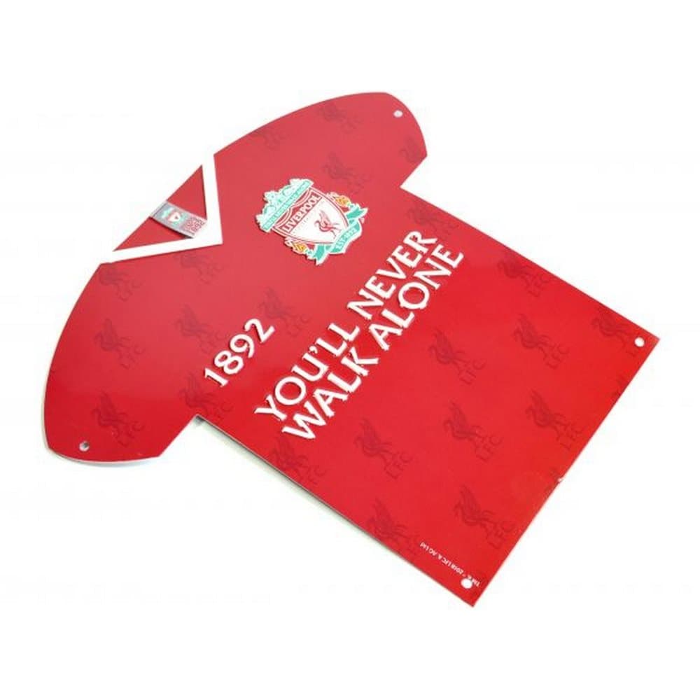 Liverpool FC Crest Metal Shirt Sign