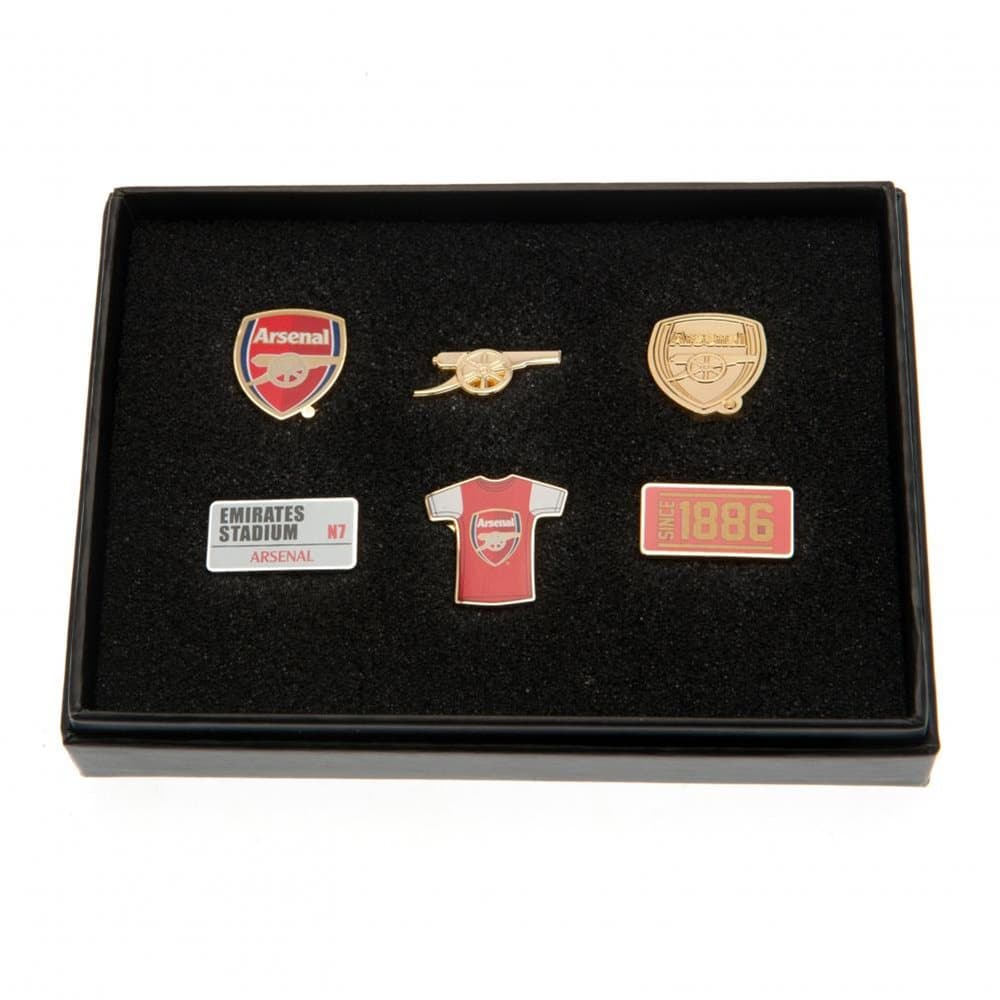 Arsenal FC 6 Piece Badge Set