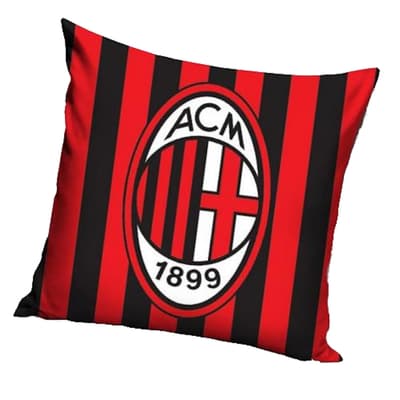 AC Milan Crest Stripe Cushion