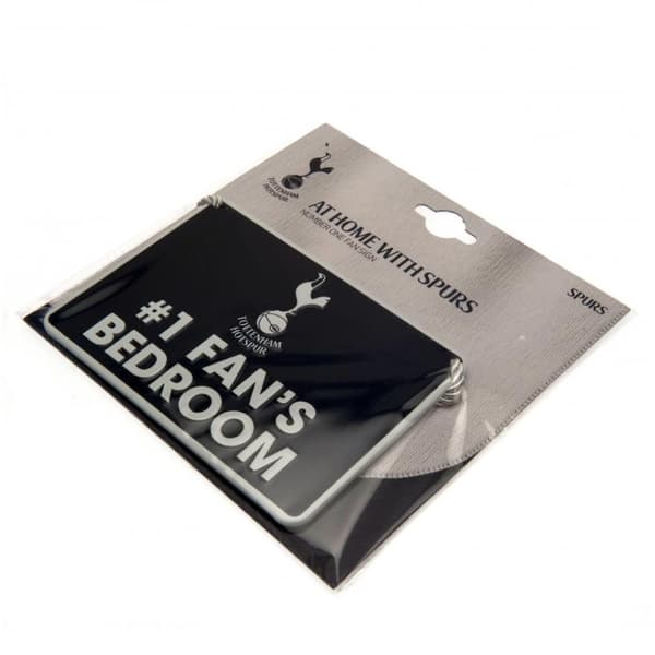 Tottenham Hotspur FC Officiell skylt för fans i sovrummet nr 1