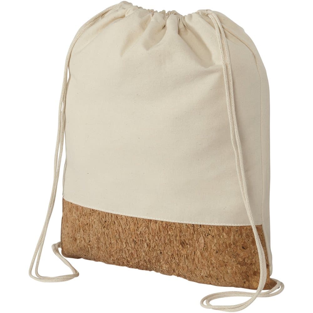 Bullet Cotton And Cork Drawstring Backpack