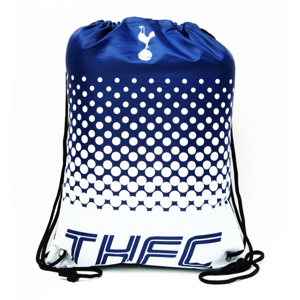 Tottenham Hotspur FC Official Fade Football Crest Drawstring Sports/Gym Bag