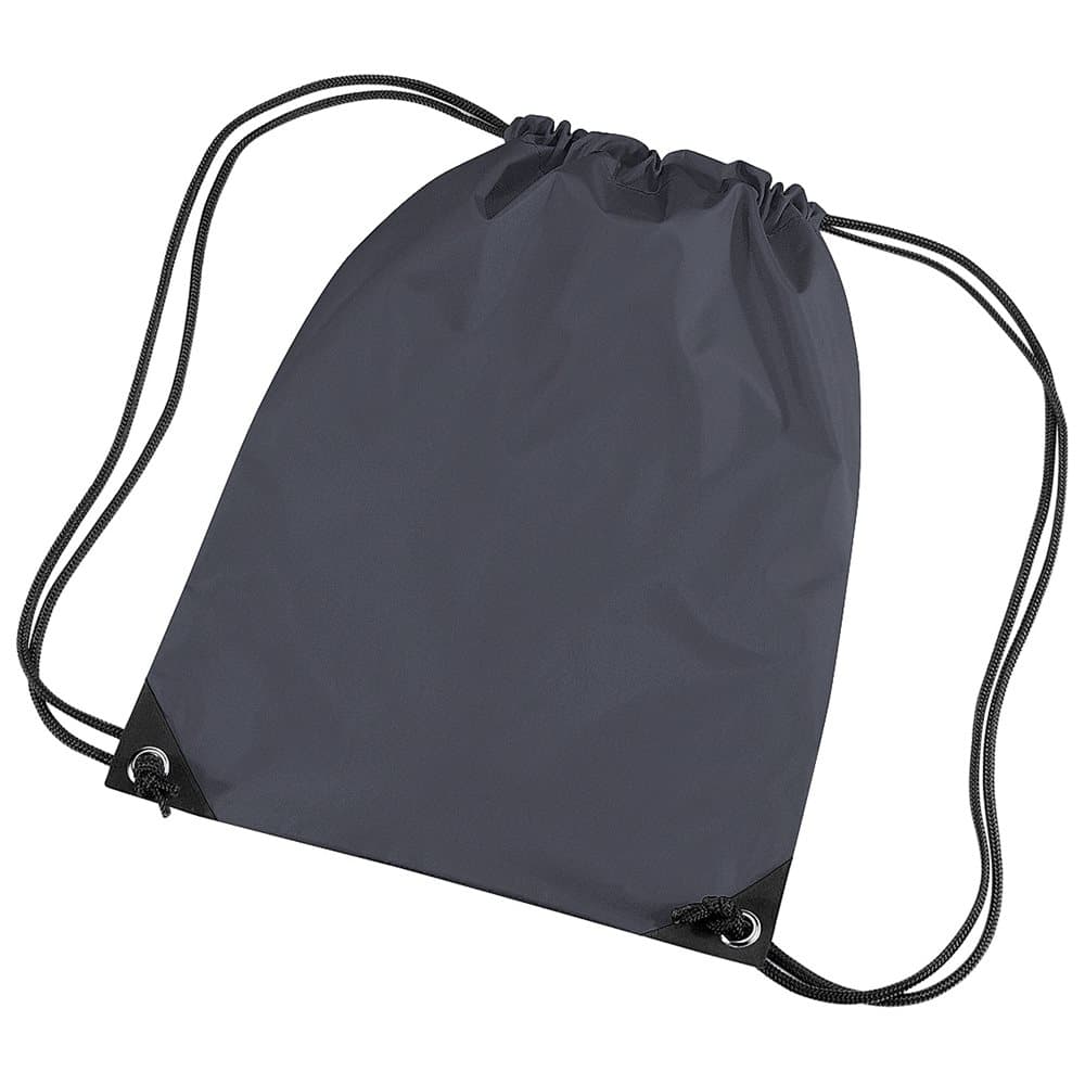 Bagbase Premium Gymsac Water Resistant Bag (11 Litres) (Pack of 2)