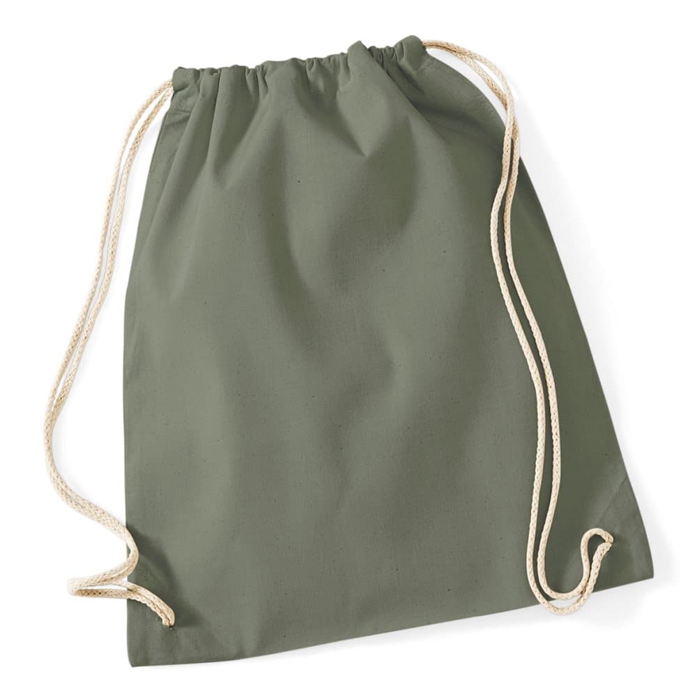 Westford Mill Cotton Gymsac Bag - 12 Litres (Pack of 2)