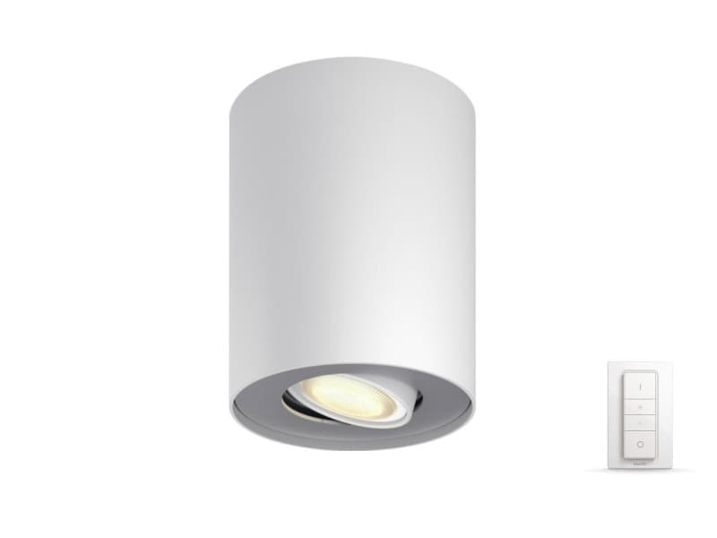Philips Hue White Ambiance Pillar Spot - Hvid + Dimming Switch