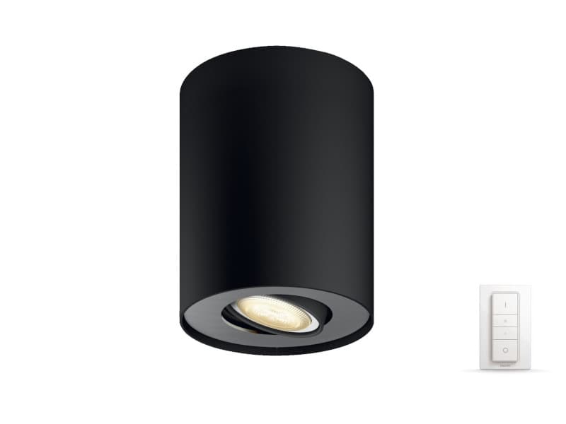 Philips Hue White ambience Pillar enkel spot, Utanpåliggande spotlight, GU10, 1 lampor, LED, 5,5 W, 5,5 W