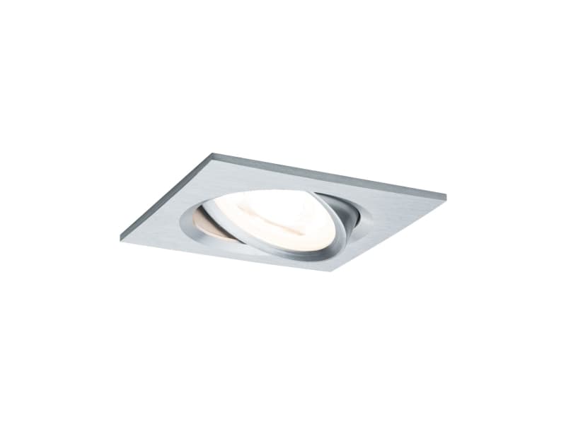 Paulmann 93622 Nova Indbygningslys Sæt med 3 stk. LED (RGB) GU10 21 W Aluminium (børstet)
