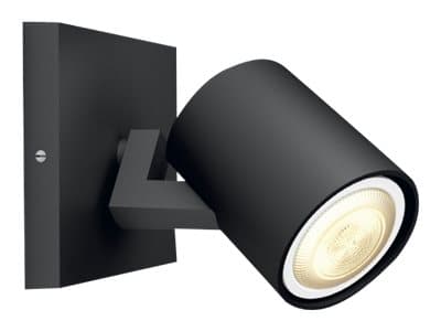 Philips Hue White ambience Runner enkel tilläggsspot, Utanpåliggande spotlight, GU10, 1 lampor, LED, 5,5 W, 5,5 W