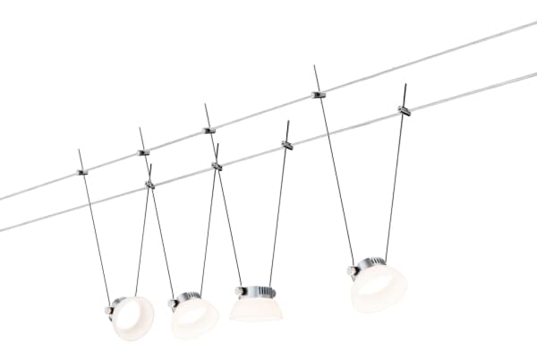 Paulmann 500.16, Kiskospotti, 1 lamppu(a), LED, 4 W, 6500 K, Kromi, Valkoinen