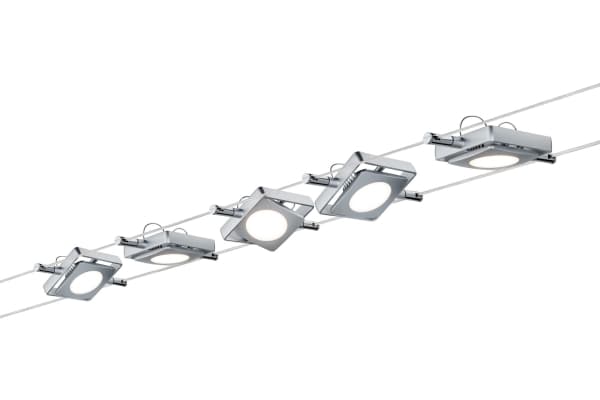 Paulmann MacLED 94108 Wire-hjemmebiografpakke LED indbygget 22 W LED (RGB) Krom (mat)
