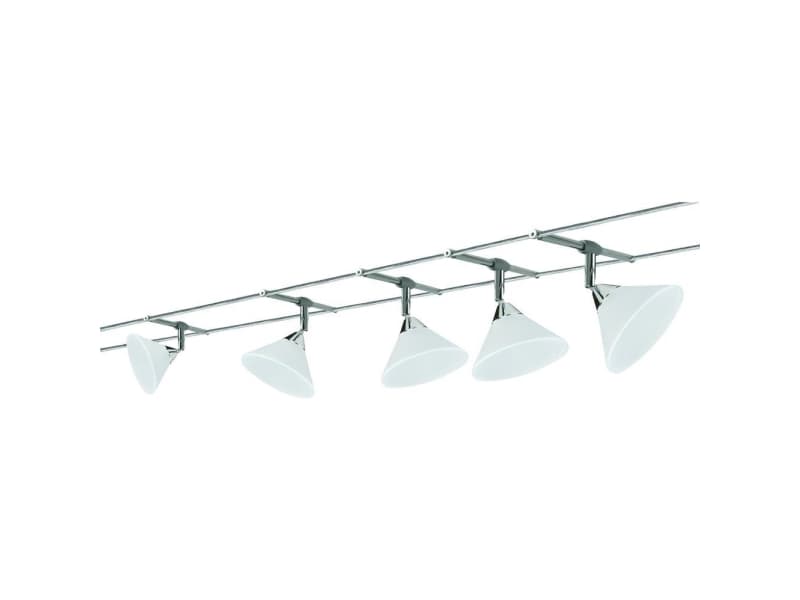 Paulmann Colmar 94143 Wire-basissystem GU4 50 W LED (RGB) Krom, Satin