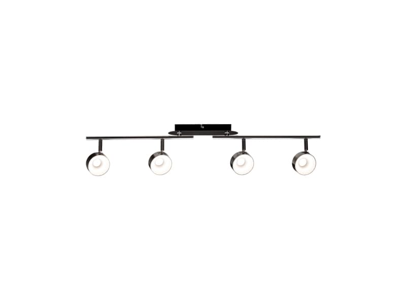 Paulmann Funnel, Pinta-asennettavat spottivalot, 4 lamppu(a), LED, 6 W, 3000 K, Musta, Kromi