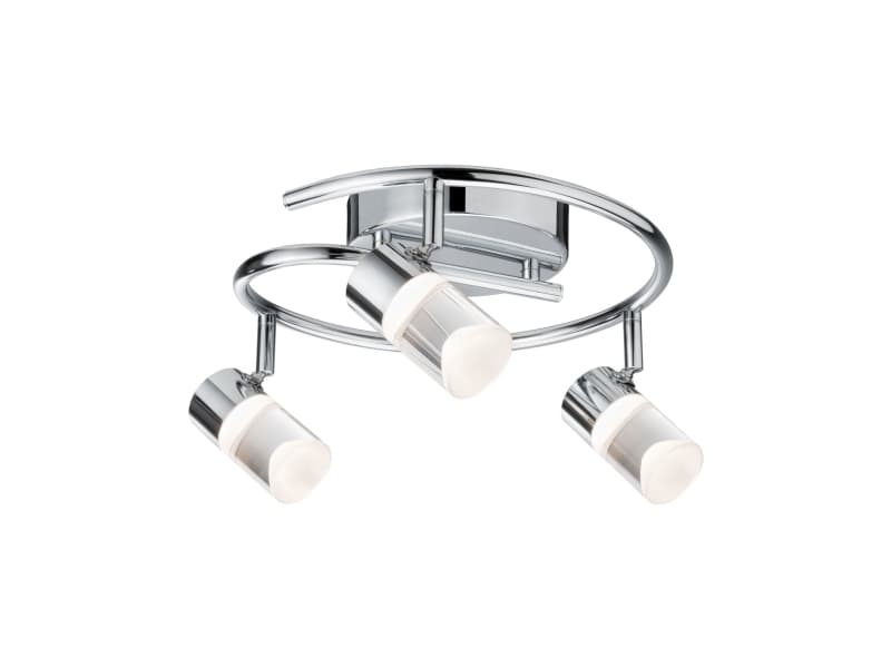 Paulmann 500.97, Pinta-asennettavat spottivalot, 3 lamppu(a), LED, 6 W, 3000 K, Kromi