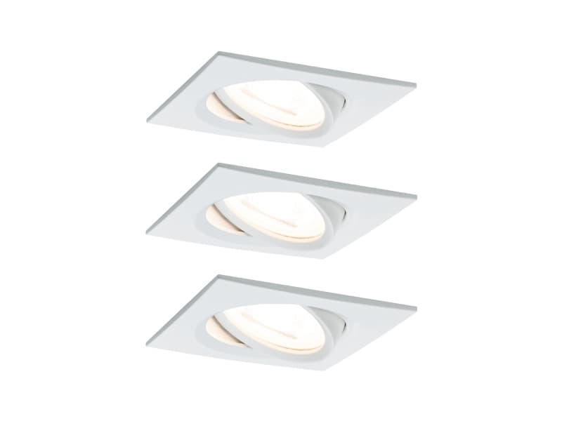 Paulmann 934.54, 3 lampor, LED, 6,5 W, 19,5 W, 460 LM, Vit