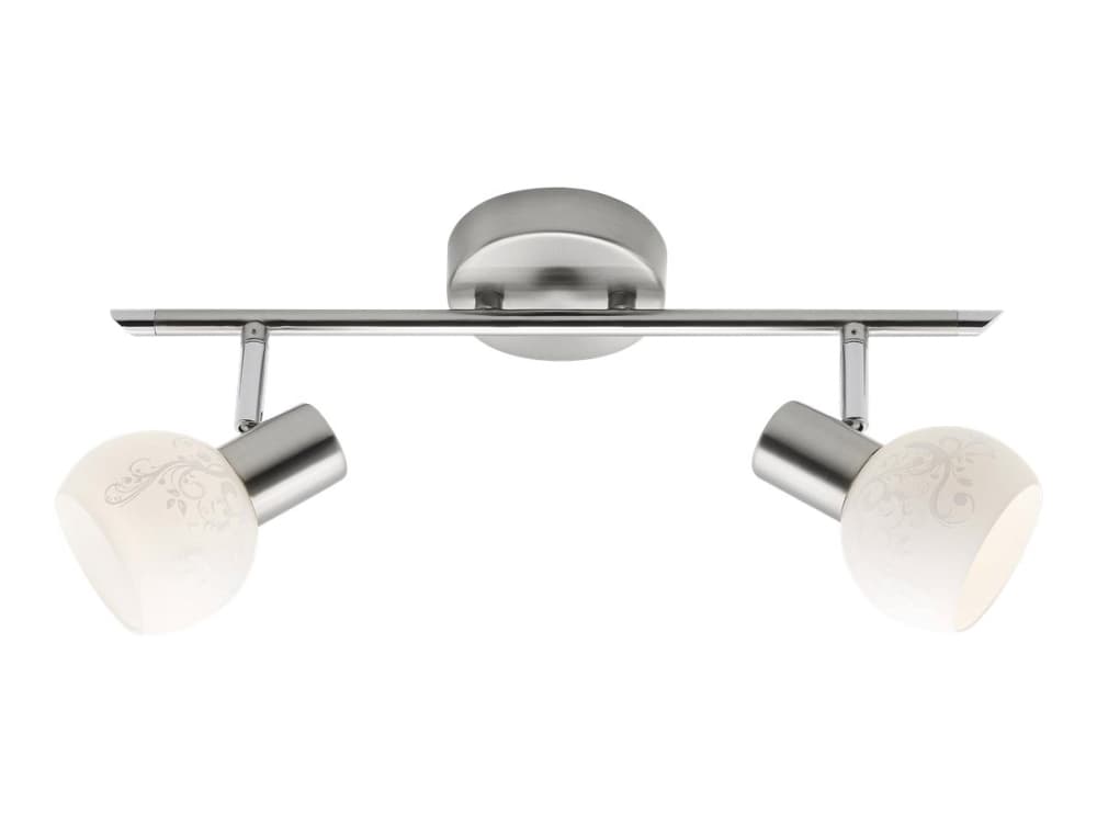 Brilliant Essentials Bona - Wall spot light - 2 uttag - E14 - vit, järn
