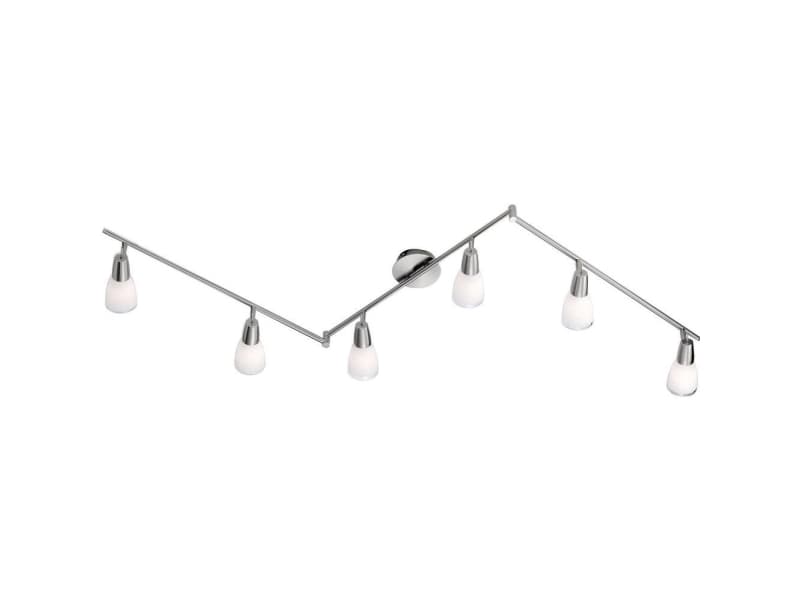 LeuchtenDirekt Doro 11846-55 Loft-spotlights Eco halogen E14 168 W Stål