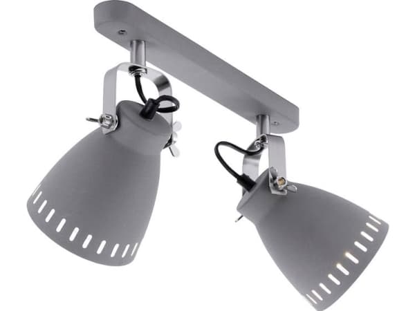 LeuchtenDirekt Eva 11051-15 Loft-spotlights LED (RGB) E27 120 W Grå