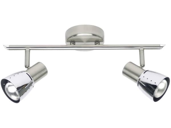 Brilliant Lava 39513/77 Loft-spotlights LED (RGB) E14 80 W Rustfrit stål, Krom