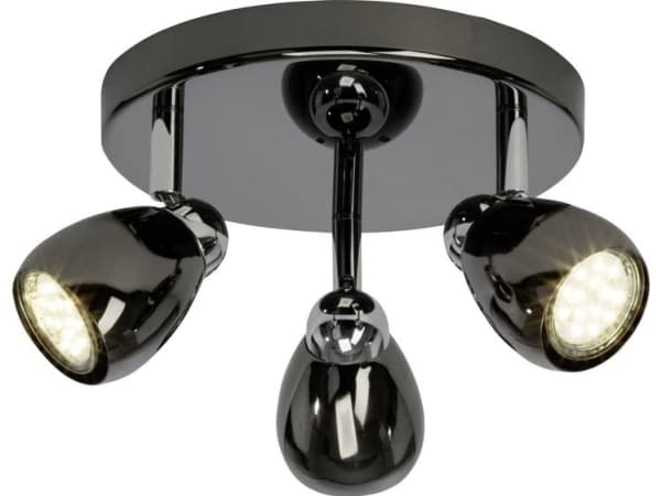 Brilliant Milano G21734/76 Loft-spotlights LED (RGB) GU10 9 W Krom, Sort