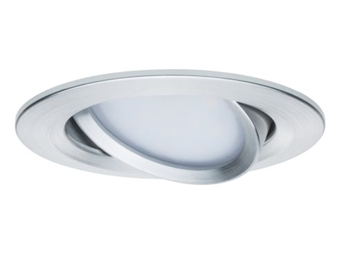 Bild av Paulmann 939.03, Recessed lighting spot, 1 lampor, LED, 6,8 W, 2700 K, Silver