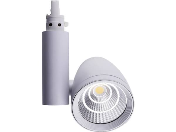 Heitronic RAIO 26070 Højvolt-skinnesystem-lampe LED indbygget 35 W Hvid