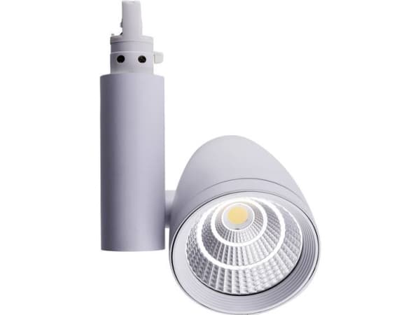 Heitronic RAIO 26059 Højvolt-skinnesystem-lampe LED indbygget 45 W Hvid