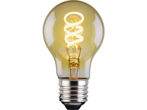 TCP Smart LED-pærer, SmartHome kompendium Amber Classic Filament CCT Spiral ES E27 4 W Energiklasse: A+ (A++ - E) skiftende, Varm hvid