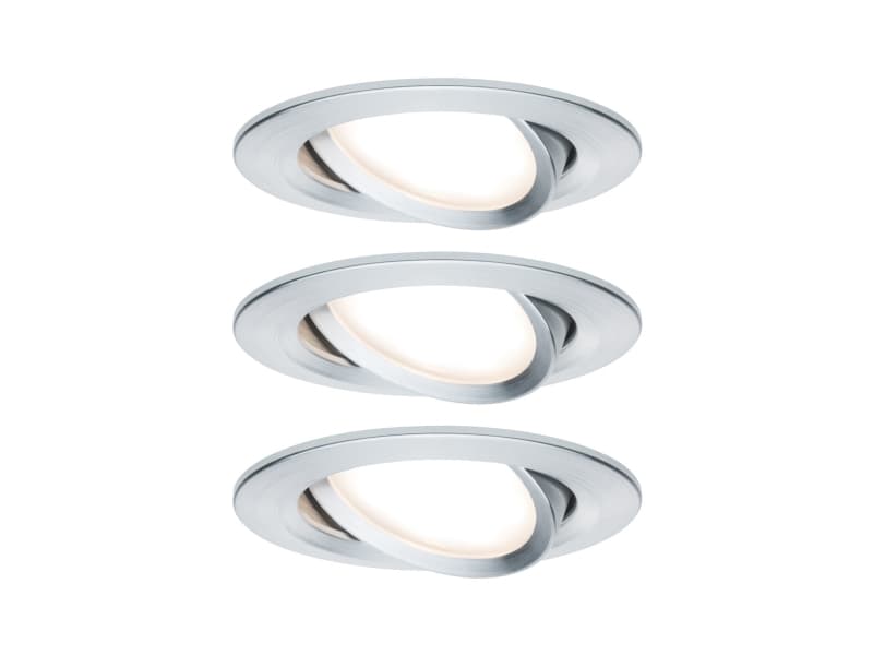 Paulmann 934.51, 3 lampor, LED, 19,5 W, 650 LM, Gjuten aluminium