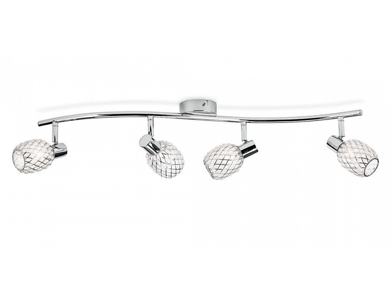 Philips Essentials Spot, Utanpåliggande spotlight, G9, 4 lampor, 220 - 240 V, Krom